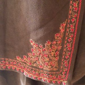 Orange Embroidered Suit